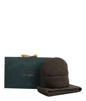Giftbox Classic Boys Kids Mini Beanie and Scarf