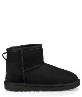 Ugg-classic-mini-li-black-front
